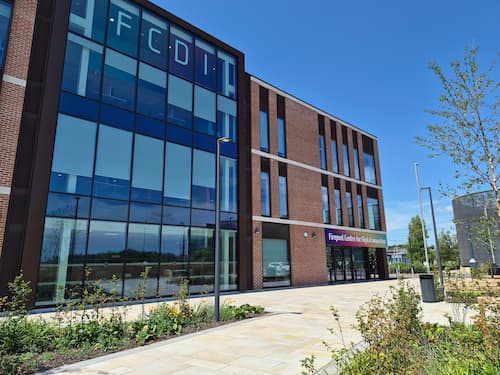 Exterior of the Firepool Centre for Digital Innovation in Taunton
